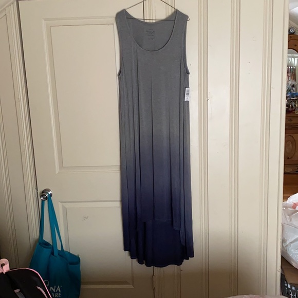 Torrid soft knit two tone maxi dress - Picture 3 of 4